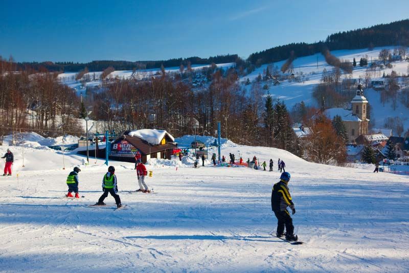 Ski areály vhodné pro děti